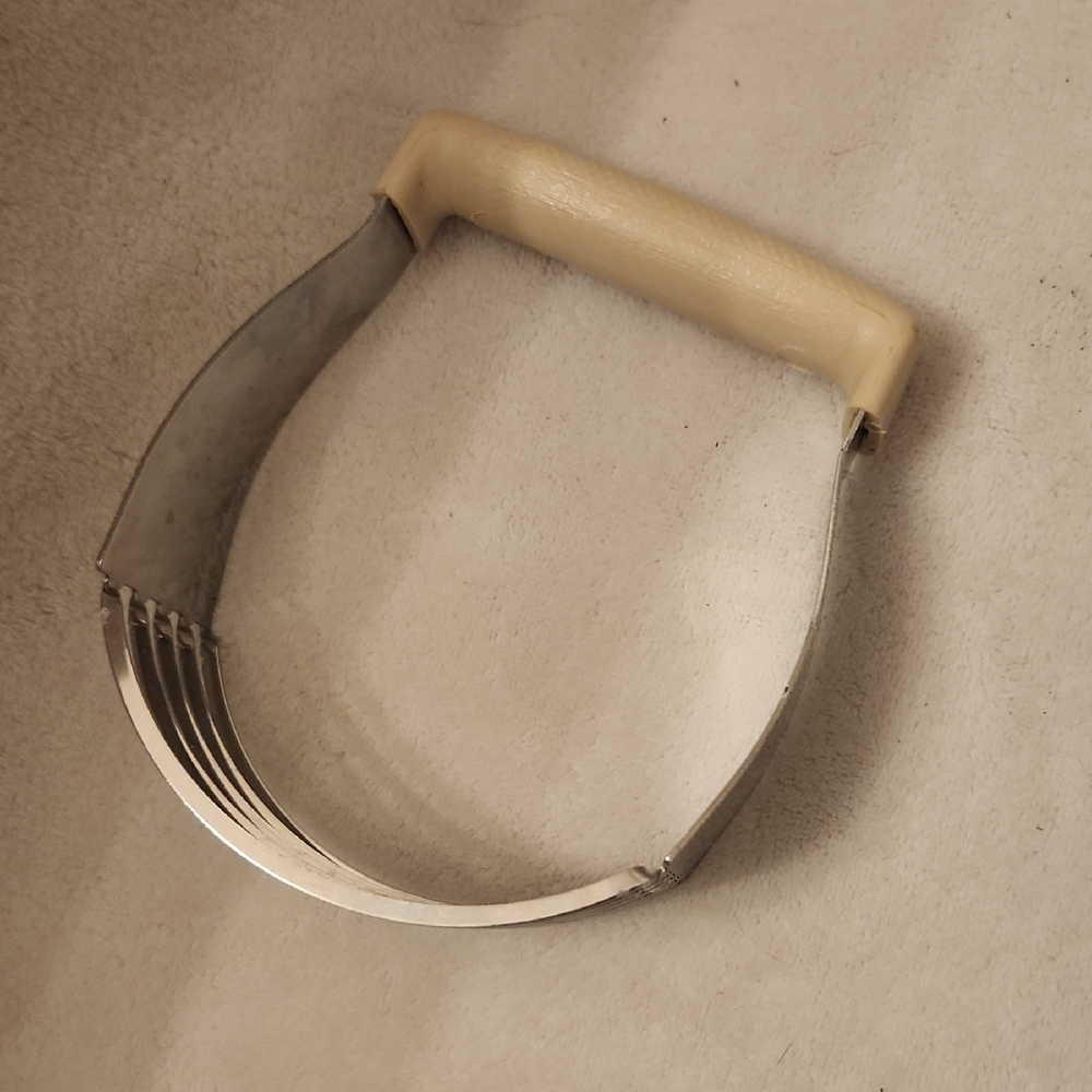 Vintage EKCO USA Dough Blender Chromium Plated Pastry Cutter - 1950s